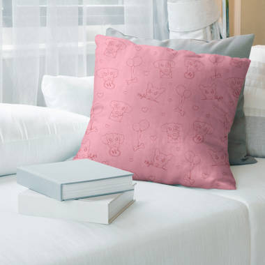 Pink discount holiday pillows